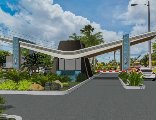 NEW VEHICULAR ENTRANCE AND GUARD HOUSE